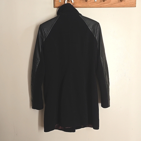 Marc New York Ladies' Long Wool Jacket-Black - Picture 7 of 11
